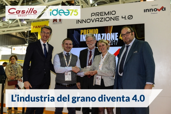 A&T 2017. La soluzione Industry 4.0-oriented di Idea75 applicata agli stabilimenti Casillo Group si aggiudica il Premio Innovazione 4.0