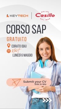 Molino Casillo e Keytech organizzano un corso SAP