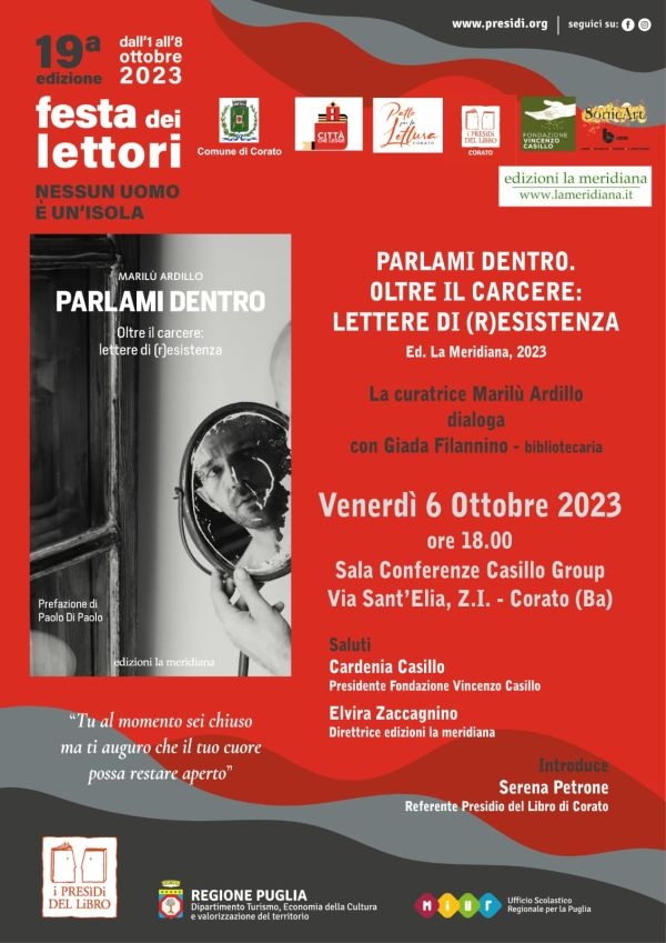 Nessun uomo è un'isola: Parlami Dentro alla Festa dei lettori